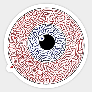 EYEBALL Maze Sticker